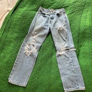 Levi's wedgie straight jeans
